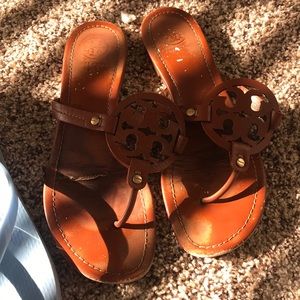 2 pairs of Tory Burch sandals
